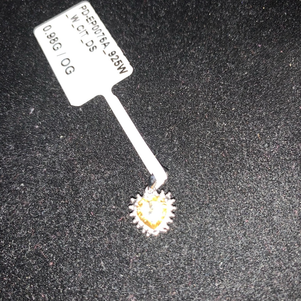 Pendant Citrine & Diamond - Picture 2 of 3